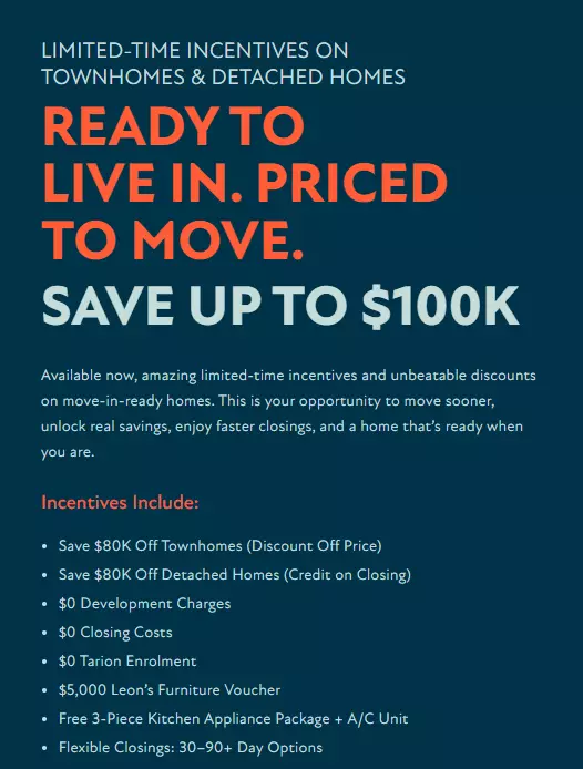 Canals incentives